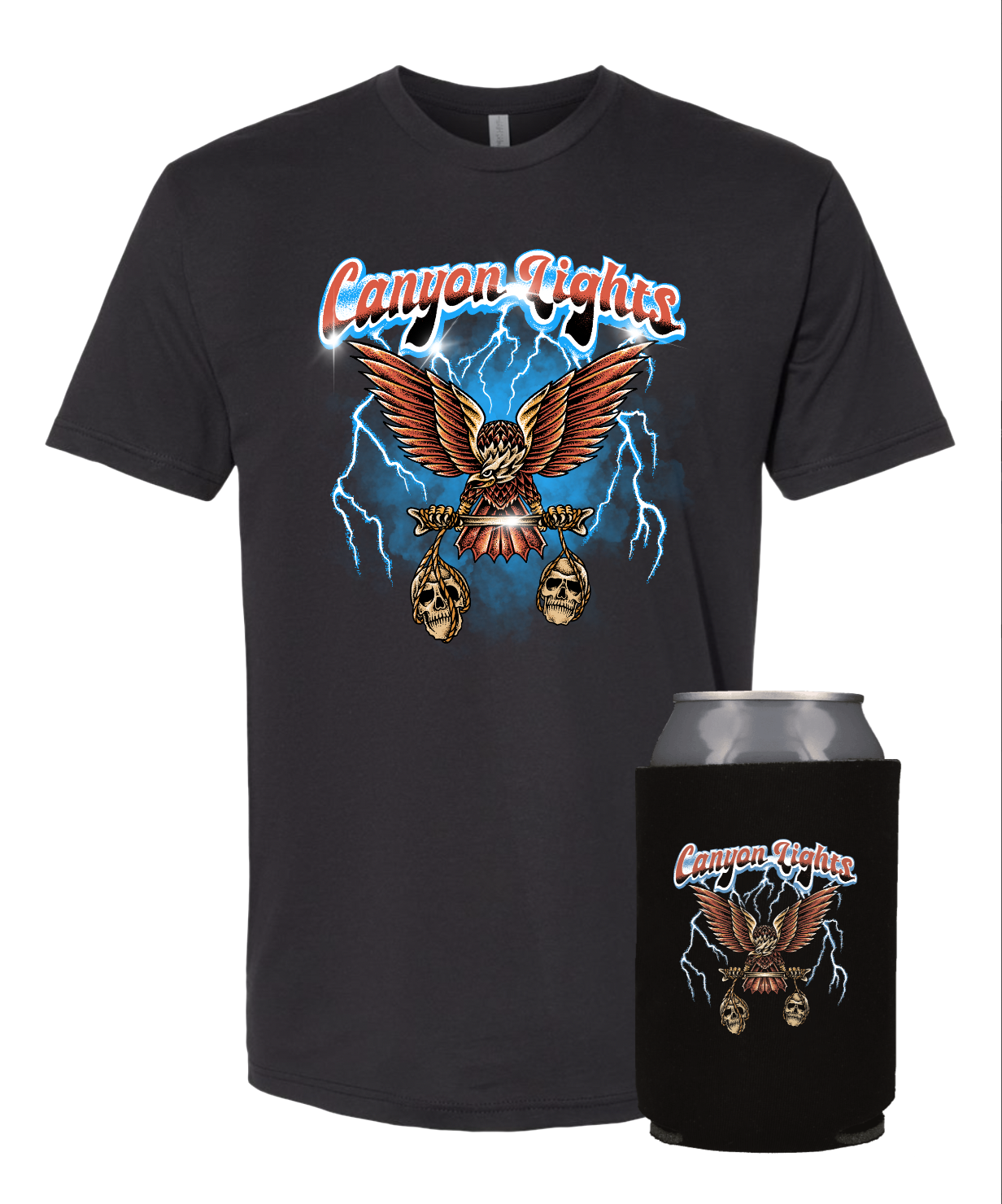 Eagle T Shirt and Koozie Bundle