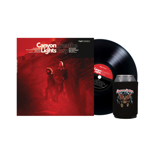 “Breathe Easy” VINYL LP (Black) and Koozie Bundle