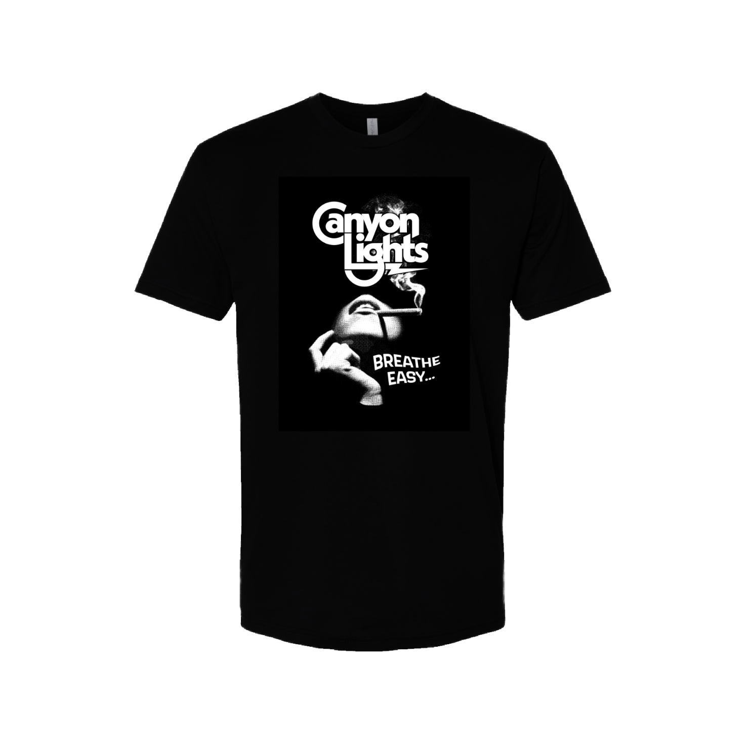 "BREATHE EASY" Black T-Shirt