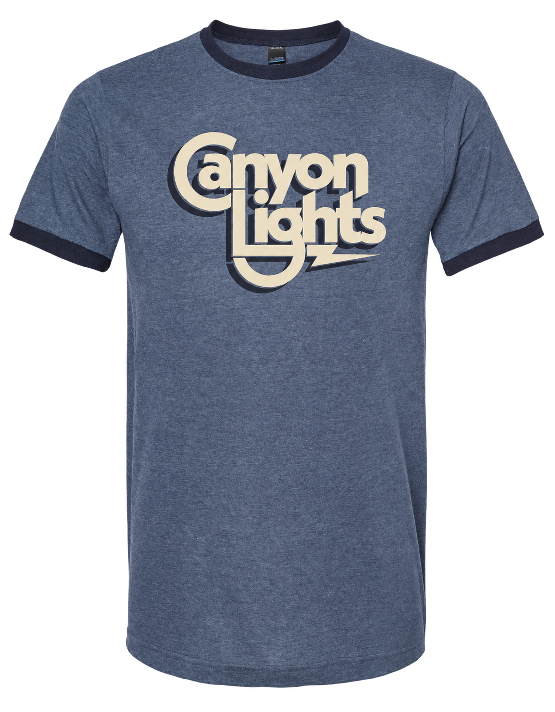 Heather Navy Ringer