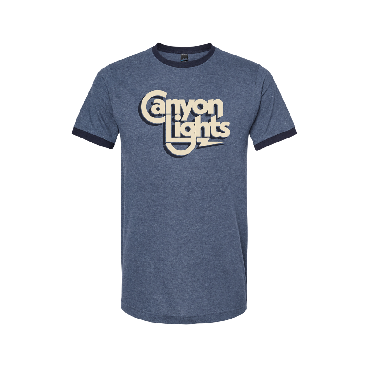 Heather Navy Ringer