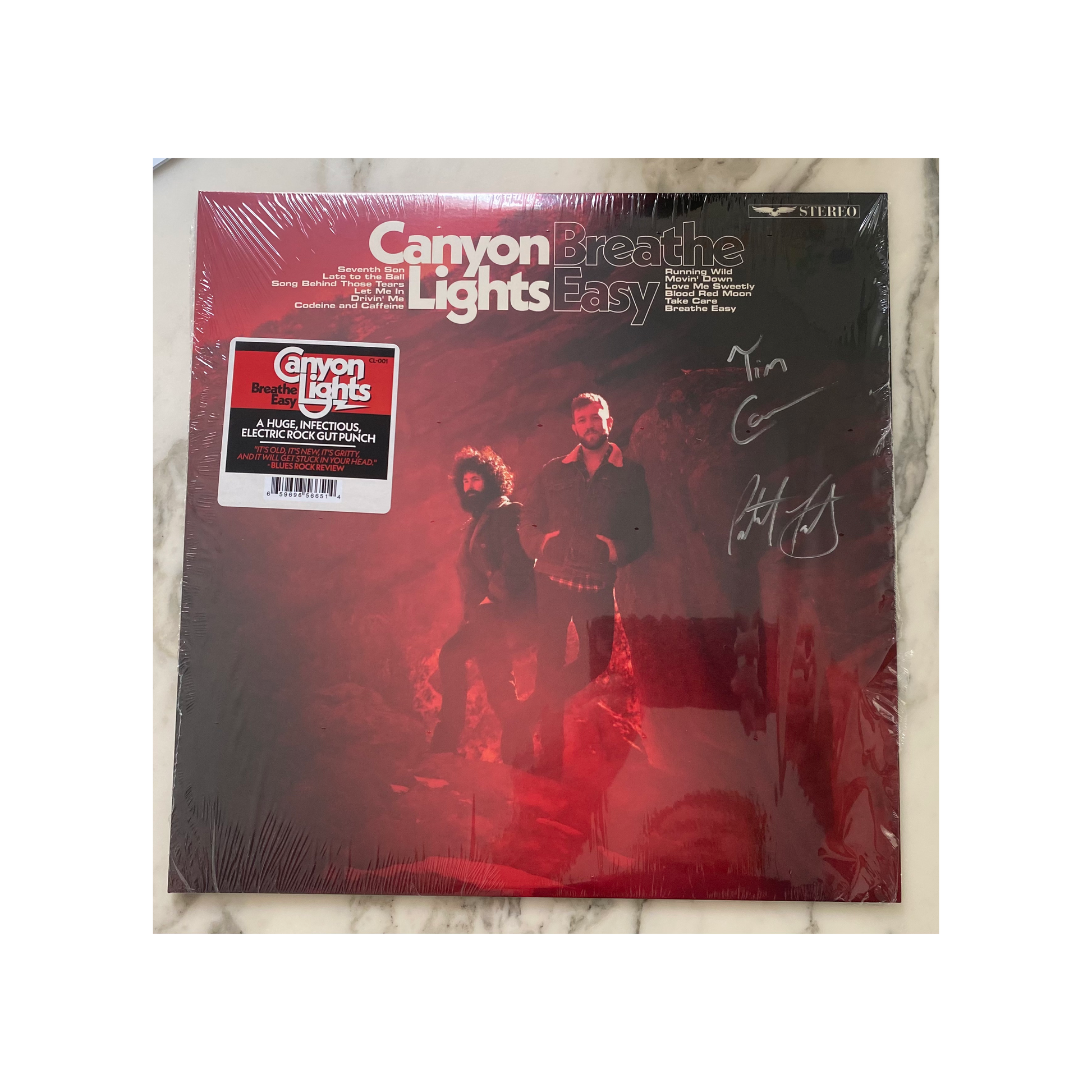 PREORDER "Breathe Easy" SIGNED Vinyl and Koozie! LIMITED TO 50