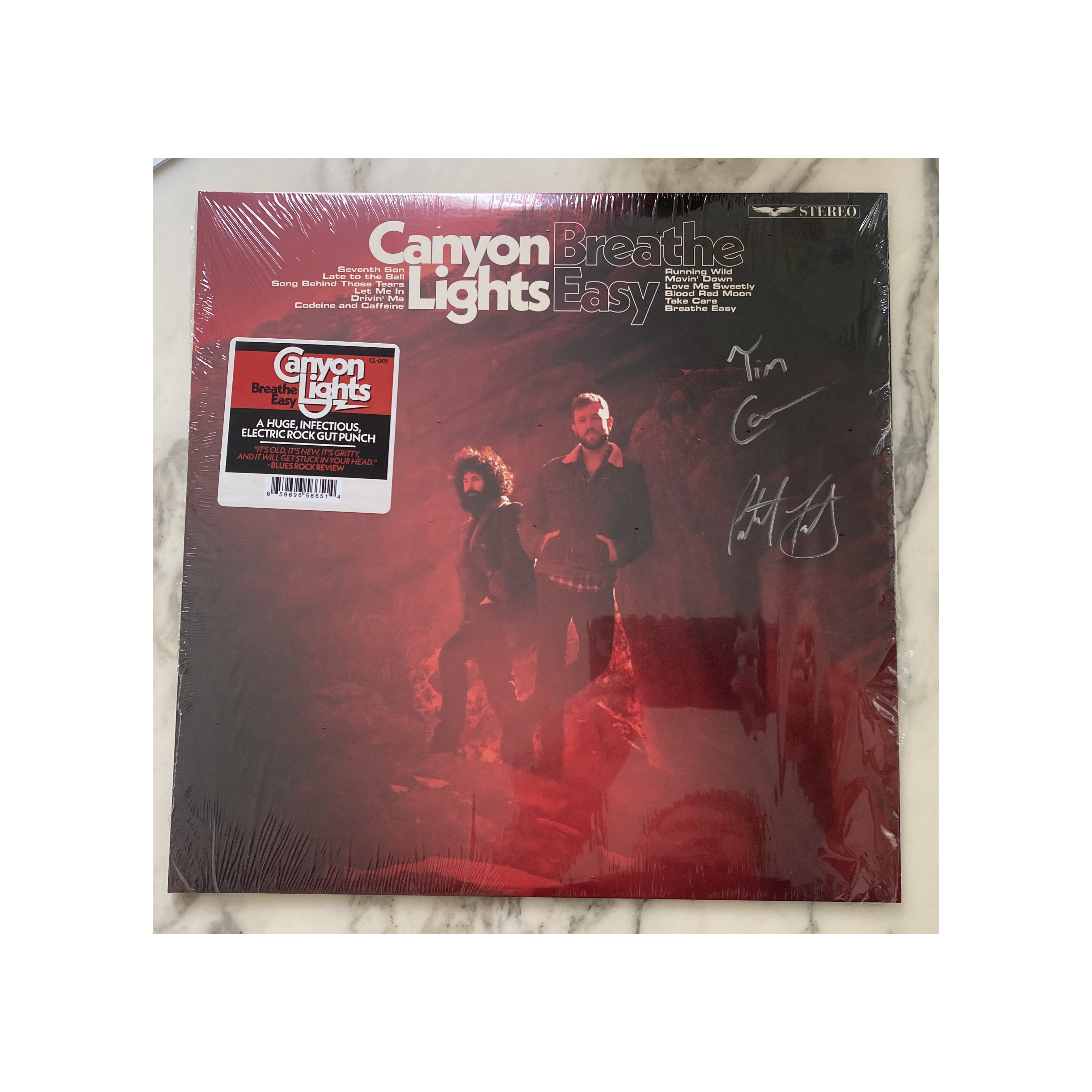 PREORDER "Breathe Easy" SIGNED Vinyl and Koozie! LIMITED TO 50